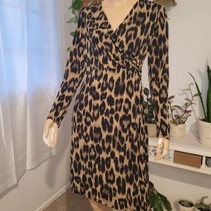 Cheetah print dress